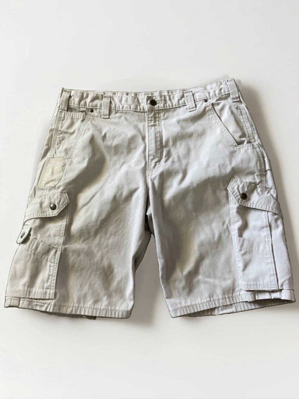 Carhartt Men’s Cargo Shorts Workwear Relaxed Fit Size 38 Tan Beige Pockets